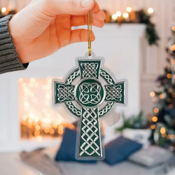 Pendentif Croix Celtique Décoration Voiture. 2